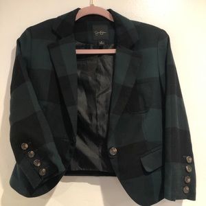 Jessica Simpson Green paid blazer